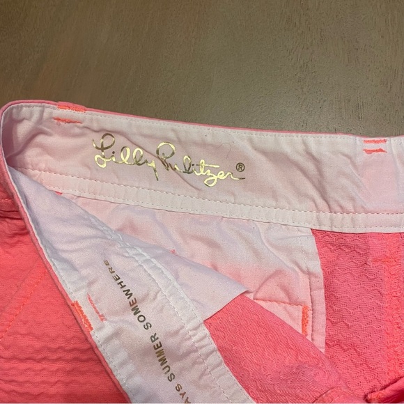 Lilly Pulitzer Pink The Walsh Shorts - Picture 3 of 9